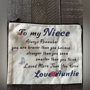 Inspirational Niece Pouch
